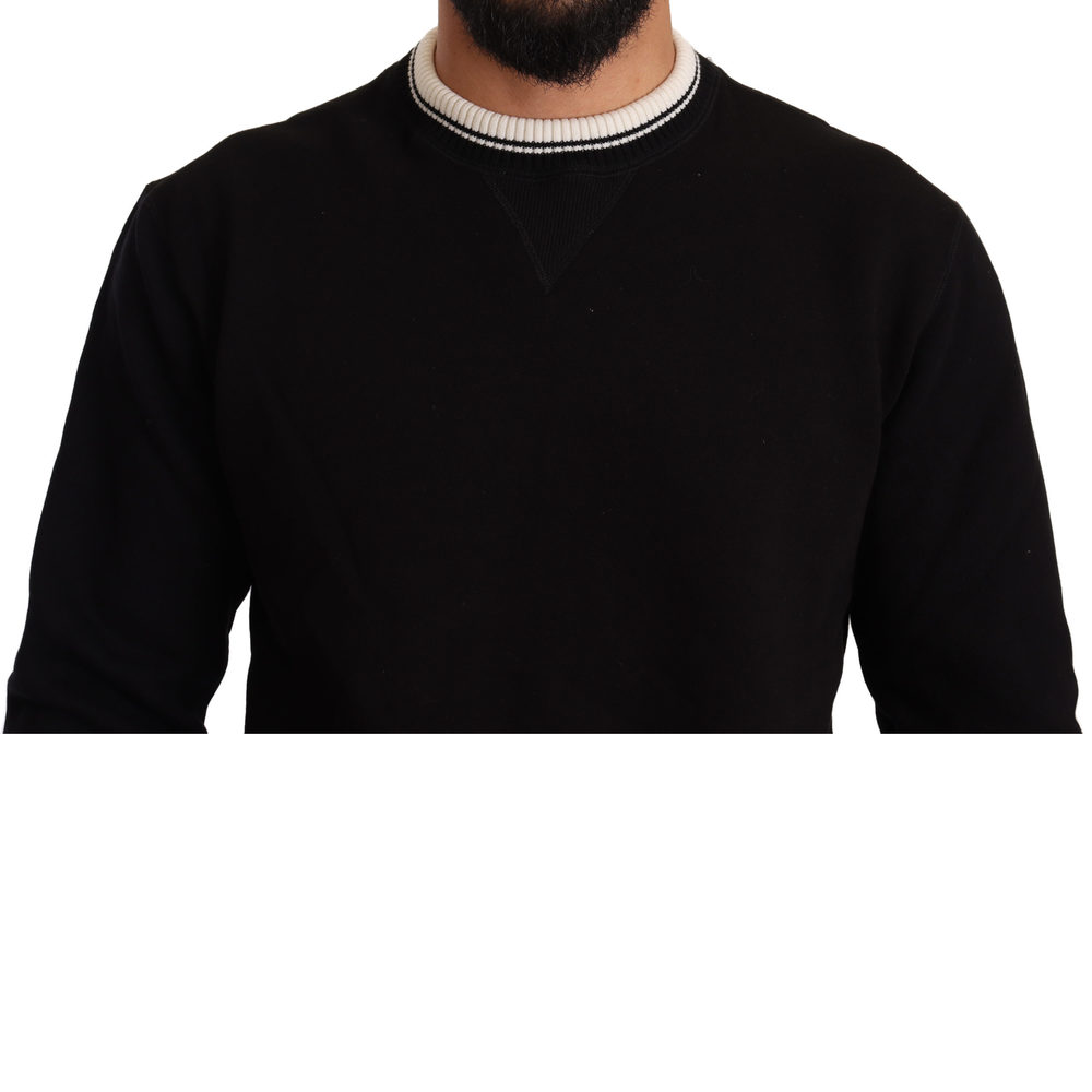 Dolce & Gabbana Black Cotton #dgfamily Pullover Sweater - Picture 4 of 5